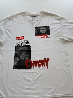 Chucky Graphic White Tee - Chucky Brand